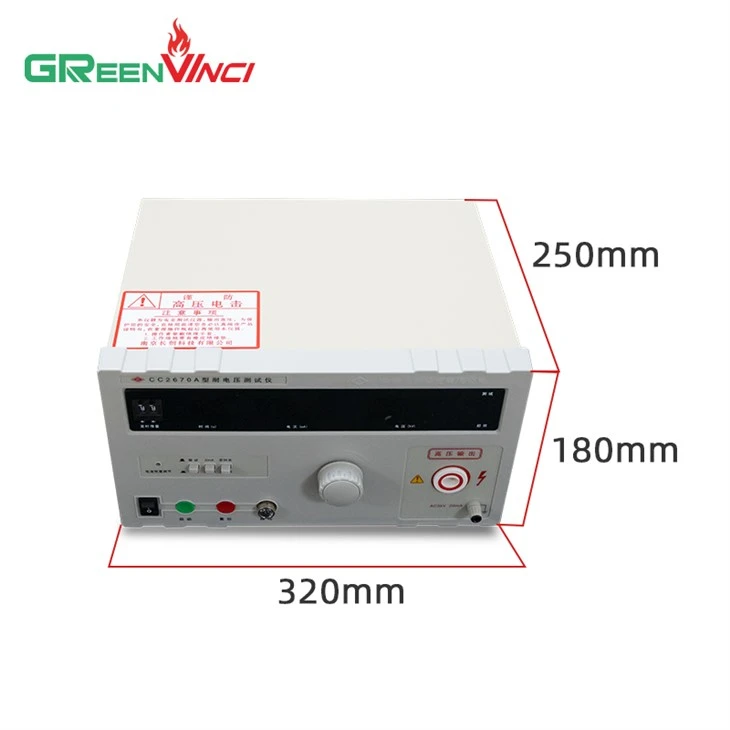 AC DC izturu sprieguma testeris